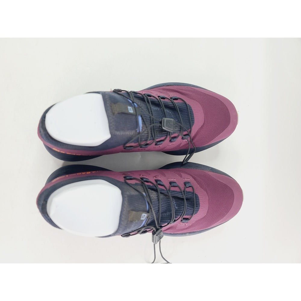 Salomon Brand Running Shoes Men's, Size 8.5 Purple and Navy Color. - Picture 3 of 9